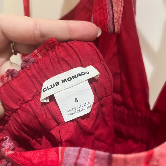 Club Monaco Red Maxi Halter Dress - 8 - Picture 4 of 10